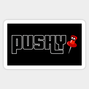 Retro Game - Pushy the Pushpin Magnet